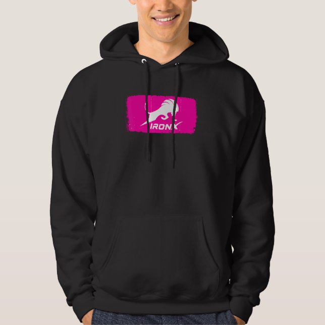Ironx in Box Fuchsia Hoodie (Vorderseite)