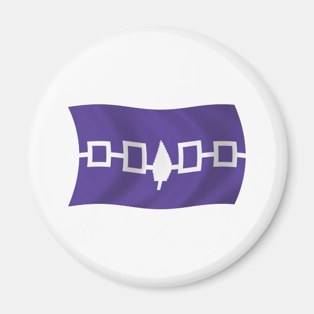Iroquois Confederation Flag Magnet (Vorne)