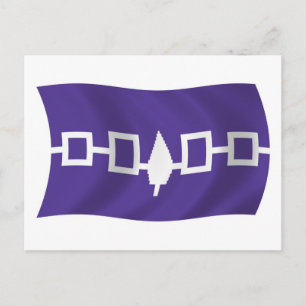 Iroquois Confederation Flag Postcard Postkarte