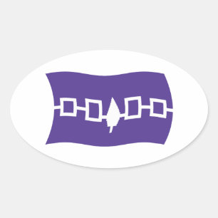 Iroquois Confederation Flag Sticker