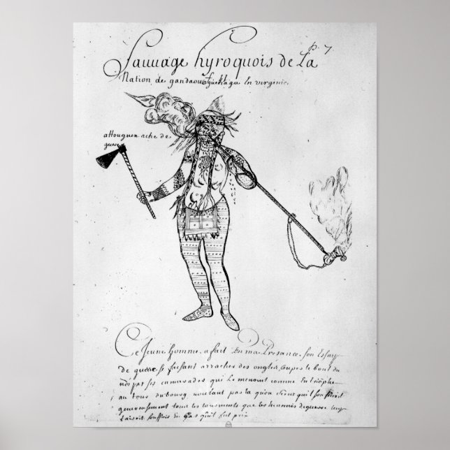 Iroquois Indian of Canada Poster (Vorne)