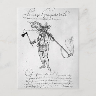 Iroquois Indian of Canada Postkarte