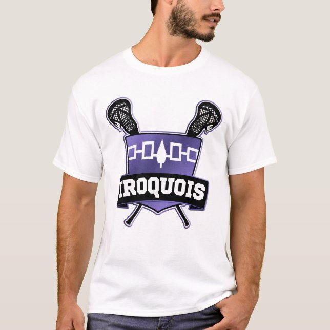 Iroquois Nation Lacrosse Logo T-Shirt (Vorderseite)