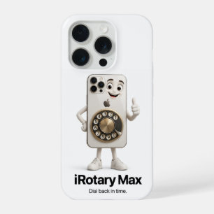 iRotary Max Lustige Retro-Telefon-Mischung iPhone 15 Pro Hülle