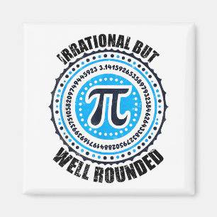 Irrationale aber gut runde 3,14 Pi-Zahl-Symbol Ma Magnet