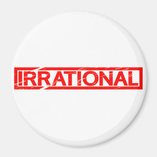 Irrationale Briefmarke Magnet
