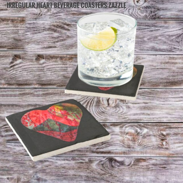 Irregular Heart Steinuntersetzer (Von Creator hochgeladen)