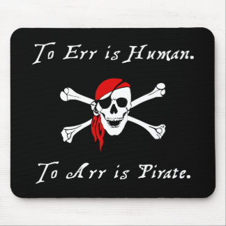 Irren ist menschlich zum arr ist mousepad