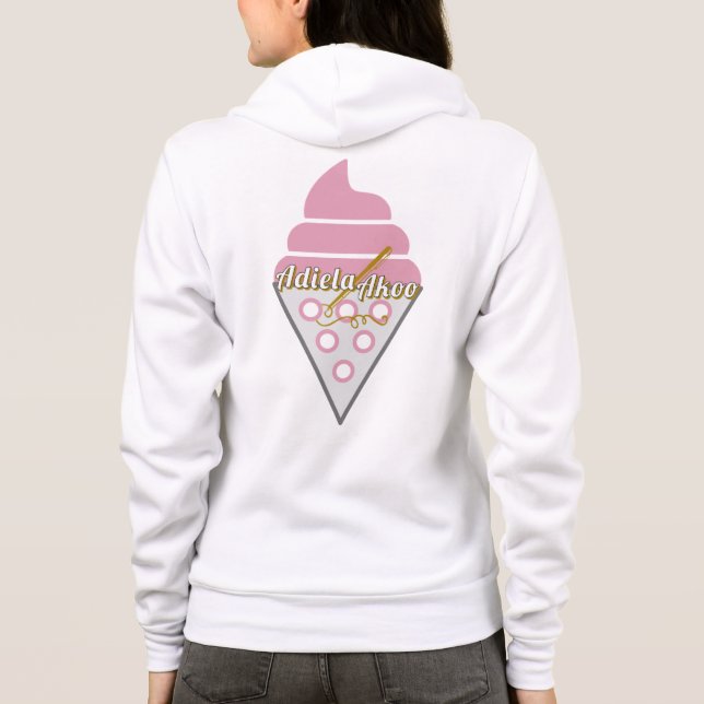 Irrésistible Crème de glace Sweat - shirt à capuch (Dos)