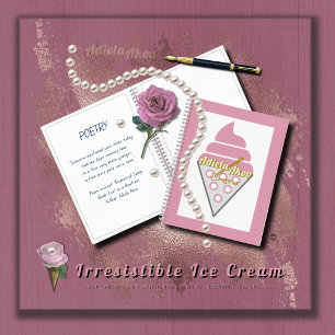Irresistible Ice Cream Notebook von Adiela Akoo Notizbuch