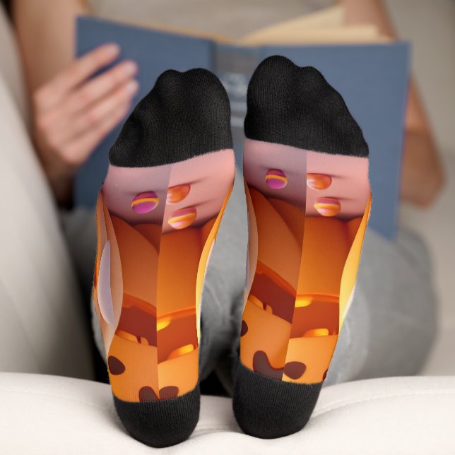 Irresistible Pumpkin Socks – Cute Halloween Magic Socken (Unterseite)