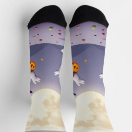 Irresistibly Ghost Socks – Magical Halloween Glow  Socken