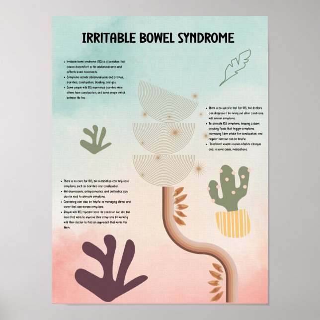 Irritable bowel syndrome poster for hospital  (Vorne)
