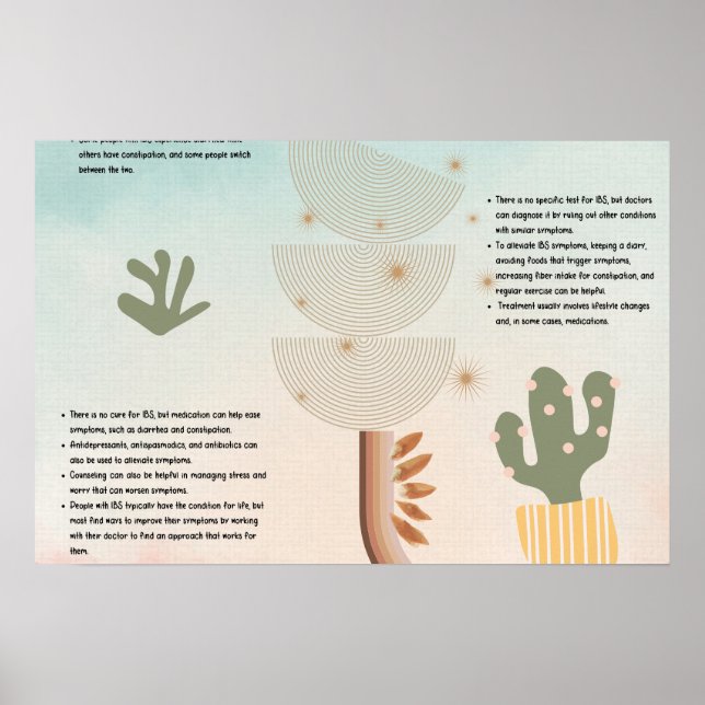 Irritable bowel syndrome poster for hospital  (Vorne)