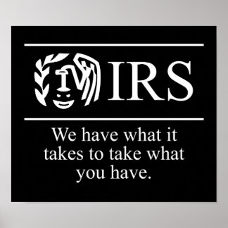 IRS $24,95 Grafikmauer Poster