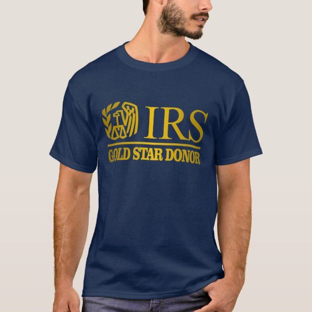 IRS Gold Star Donor T-Shirt (Vorderseite)