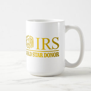 IRS-Goldstern-Spender Kaffeetasse