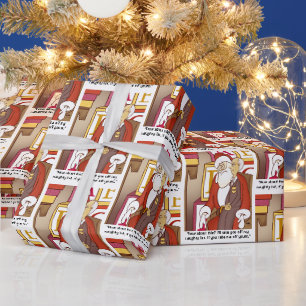 IRS Naughty List Holiday Geschenkpapier