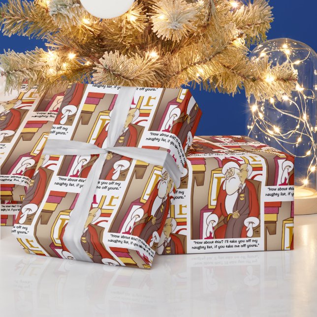 IRS Naughty List Holiday Geschenkpapier (Feiertage)