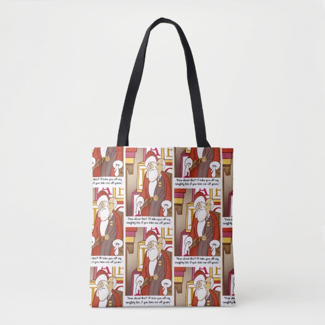 IRS Naughty List Holiday Tasche (Vorderseite)
