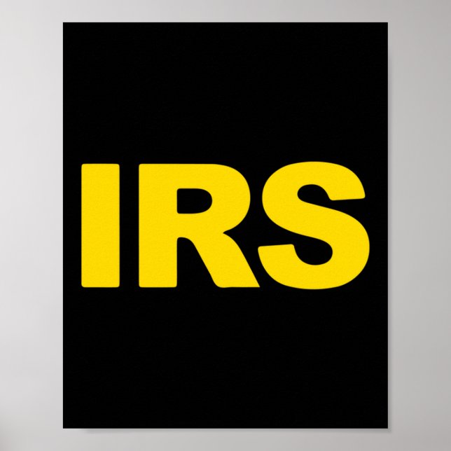 IRS-Sonderermittler Langarm  Poster (Vorne)