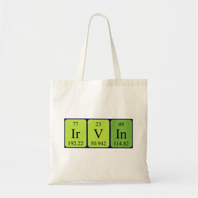 Irvin Periodenname Totbeutel Tragetasche (Vorne)