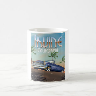 Irvine California Travel Poster Kaffeetasse