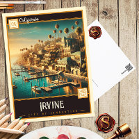 Irvine, Californie | Carte postale Vintage
