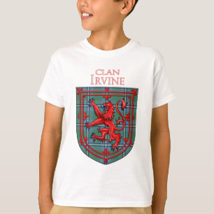 Irvine Drum Tartan Schottisch Kariert T-Shirt