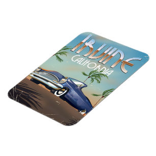 Irvine Kalifornien Reiseplakat Magnet
