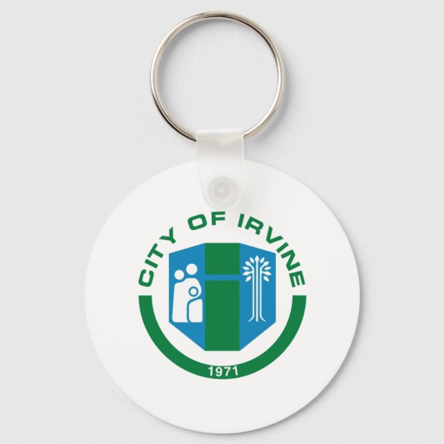 Irvine (Kalifornien) Schlüsselanhänger der Stadtfl (Vorderseite)