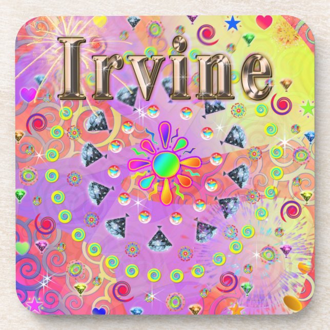 Irvine Lucky Golden Untersetzer (Vorderseite)