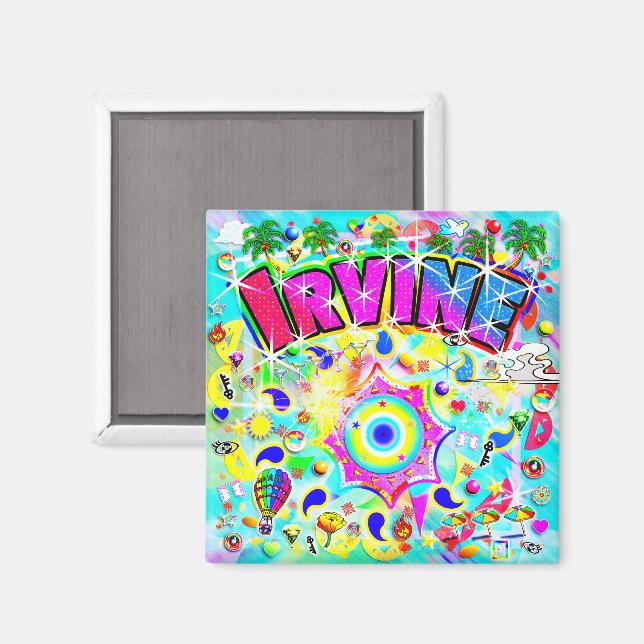 Irvine Mystic Dance  Magnet (Vorderseite/Rückseite)