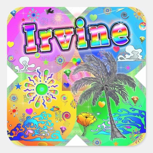 Irvine Quadro Seasons Sticker (Vorderseite)