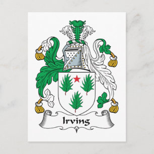 Irving Familienwappen Postkarte