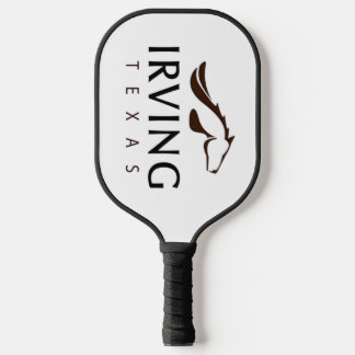 Irving (Texas) Stadtflagge Pickleball Schläger