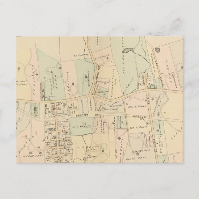 Irvington, New York 2 Postkarte (Vorderseite)