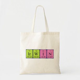 Irwin Periodenname Totbeutel Tragetasche