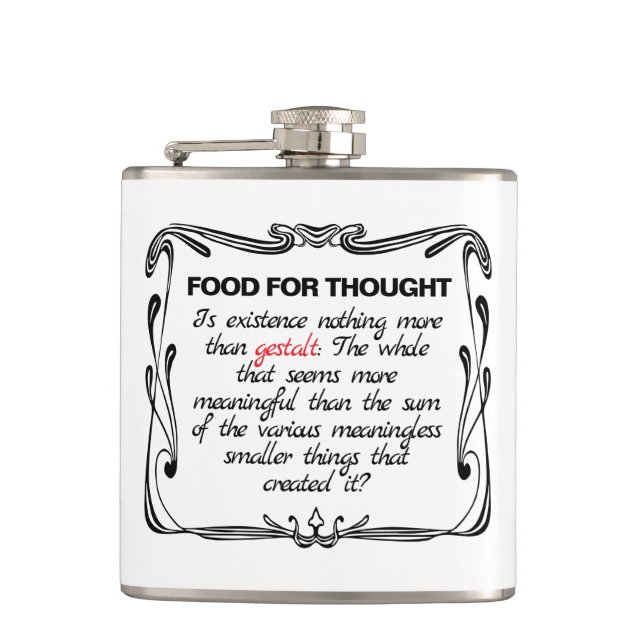 Is Existence Gestalt? Flachmann (Vorderseite)