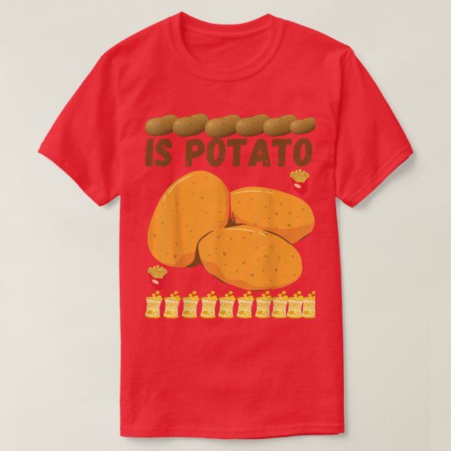 Is Potato Human Costume Potato Kids Boys Men Gifts T-Shirt (Design vorne)