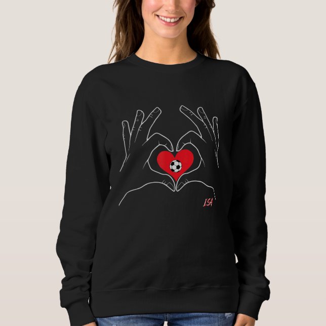 Isa Fund Raiser2 Heart Hands Sweatshirt (Vorderseite)
