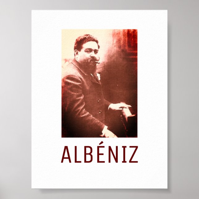Isaac Albéniz Poster (Vorne)