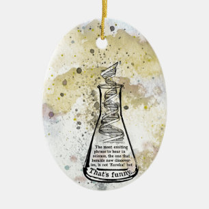 Isaac Asimov-Zitat Keramikornament