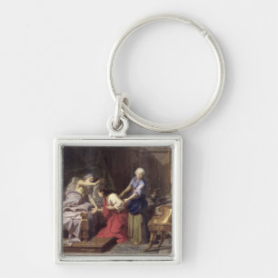 Isaac, der Jakob, 1692 segnet Schlüsselanhänger