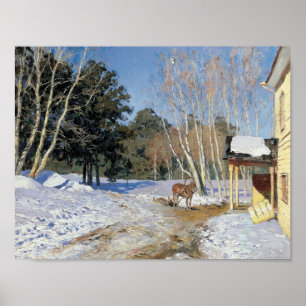 Isaac Levitan - März Poster