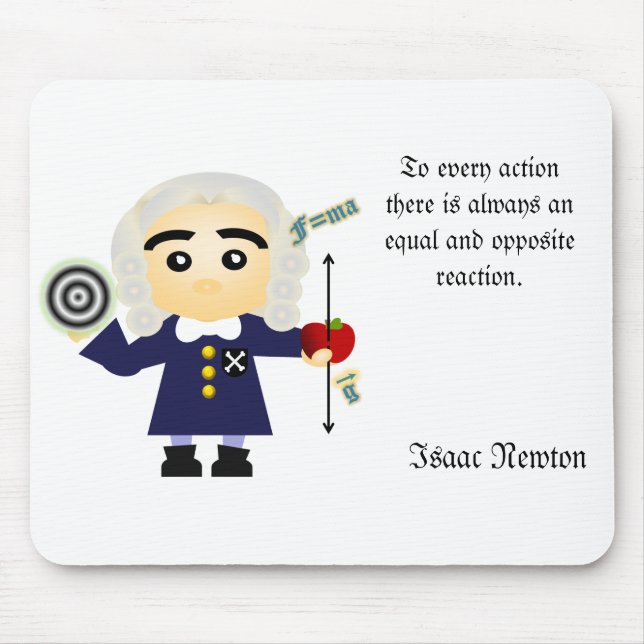 Isaac Newton Mousepad (Vorne)