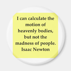 Isaac- Newtonzitat Magnet