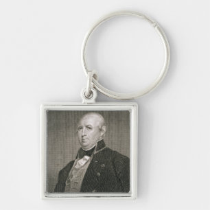 Isaac Shelby (1750-1826) graviert durch Asher Schlüsselanhänger