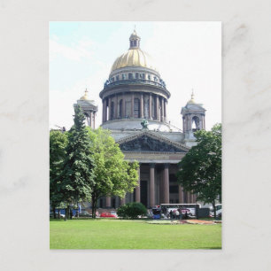 Isaak-Kathedrale. Sankt Petersburg, Russland Postkarte
