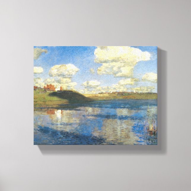 Isaak Levitan "The Lake" berühmtes Bild Leinwanddruck (Vorderseite)